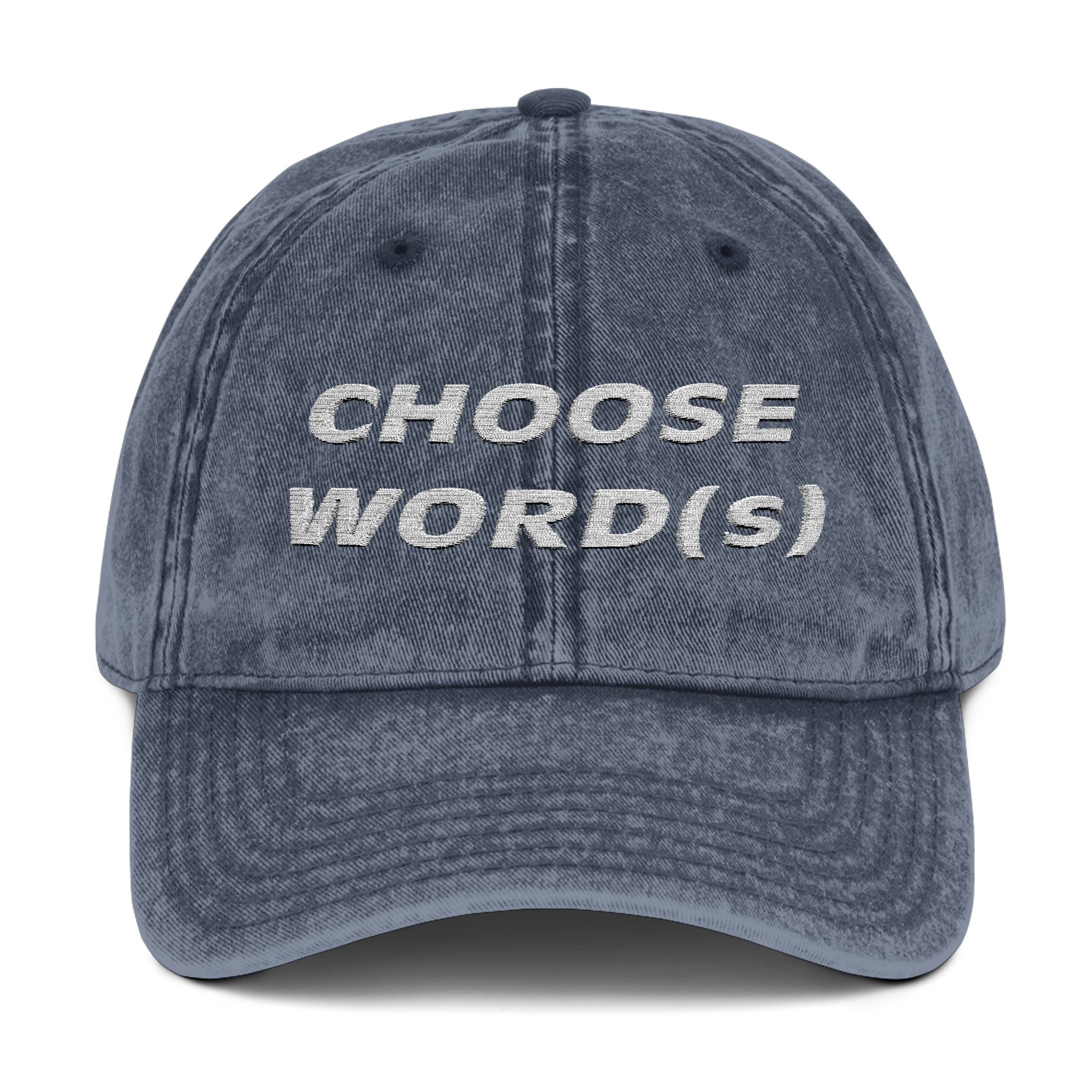 "Nightlife Elements" Custom Vintage Cap – Personalized Embroidered Style with Purpose